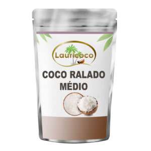 Coco Ralado Médio Sem Açucar Puro 65%  Gordura