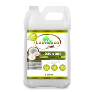 Óleo De Coco Extra Virgem Prensado a Frio 100% Puro 5L C/Laudo - Indonesia