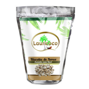 Snack Biscoito de Arroz com Alga Nori 330g – Crocante e Assado | Asiático