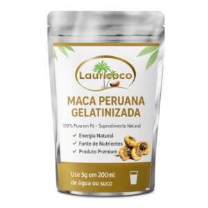 Maca Peruana Gelatinizada em Pó Pura C/LaudoTécnico