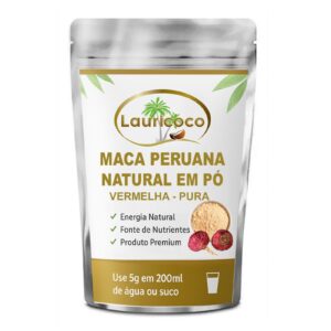 Maca Peruana Natural em Pó Vermelha