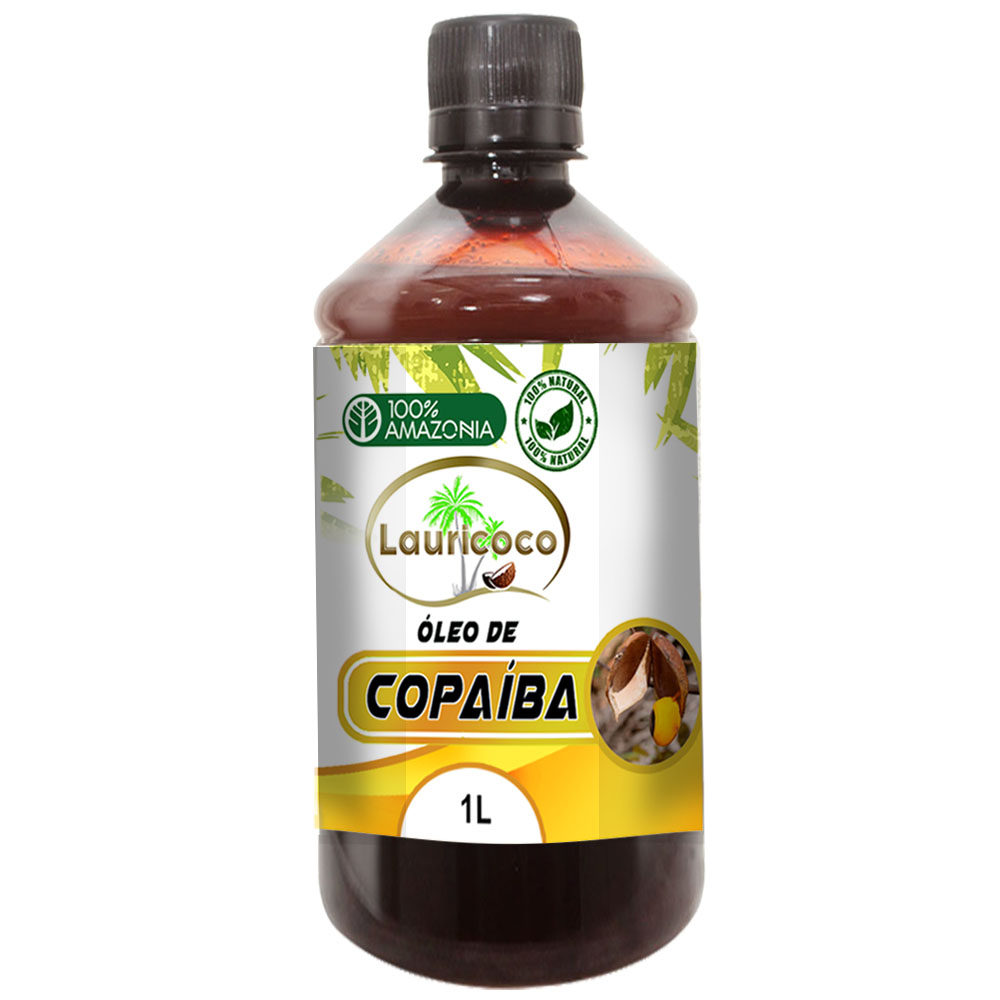 Óleo De Copaíba 100% Puro Extração Natural 1 Litro
