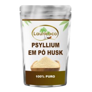 Psyllium Husk em Pó 100% Puro