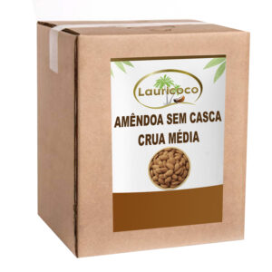 Amêndoa Sem Casca Crua Média 30/32 Americana - 22,68 Kg