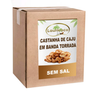Castanha De Caju Em Banda Sem Sal Torrada 22,68Kg