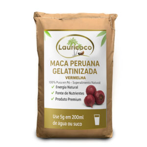 Maca Peruana Gelatinizada Vermelha em Pó Pura 20kg c/ Laudo técnico