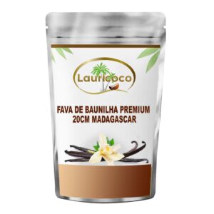 Fava Baunilha Premium- Madagascar 20cm, Kits (500Gr ~84Un), (1Kg ~336Un), - Lauricoco