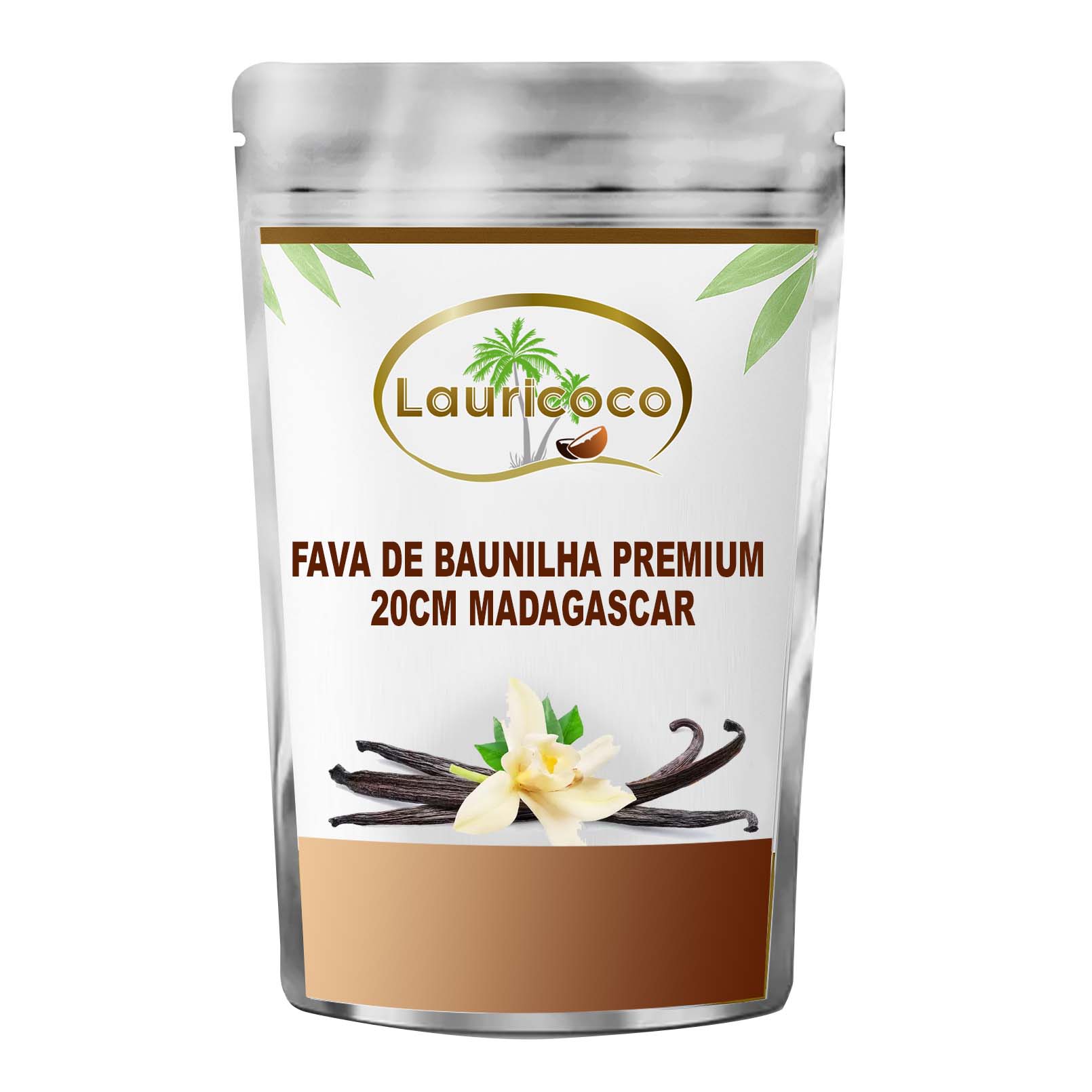 Fava Baunilha Premium- Madagascar 20cm, Kits (6Gr ~1un), (18Gr ~03un), (36Gr ~06un) - Lauricoco