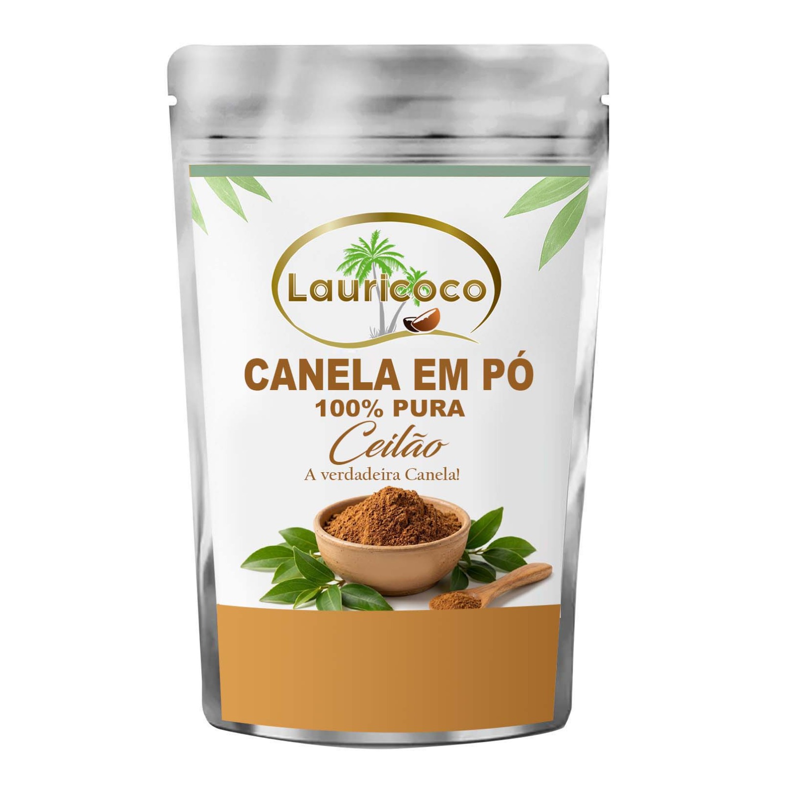 CANELA EM PÓ 100% PURA CEILÃO "VERDADEIRA CANELA" 1 KG
